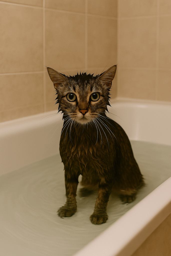 Cómo hacer que tu gato acepte el baño sin estrés