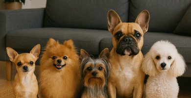 Las mejores razas de perros para espacios pequeños